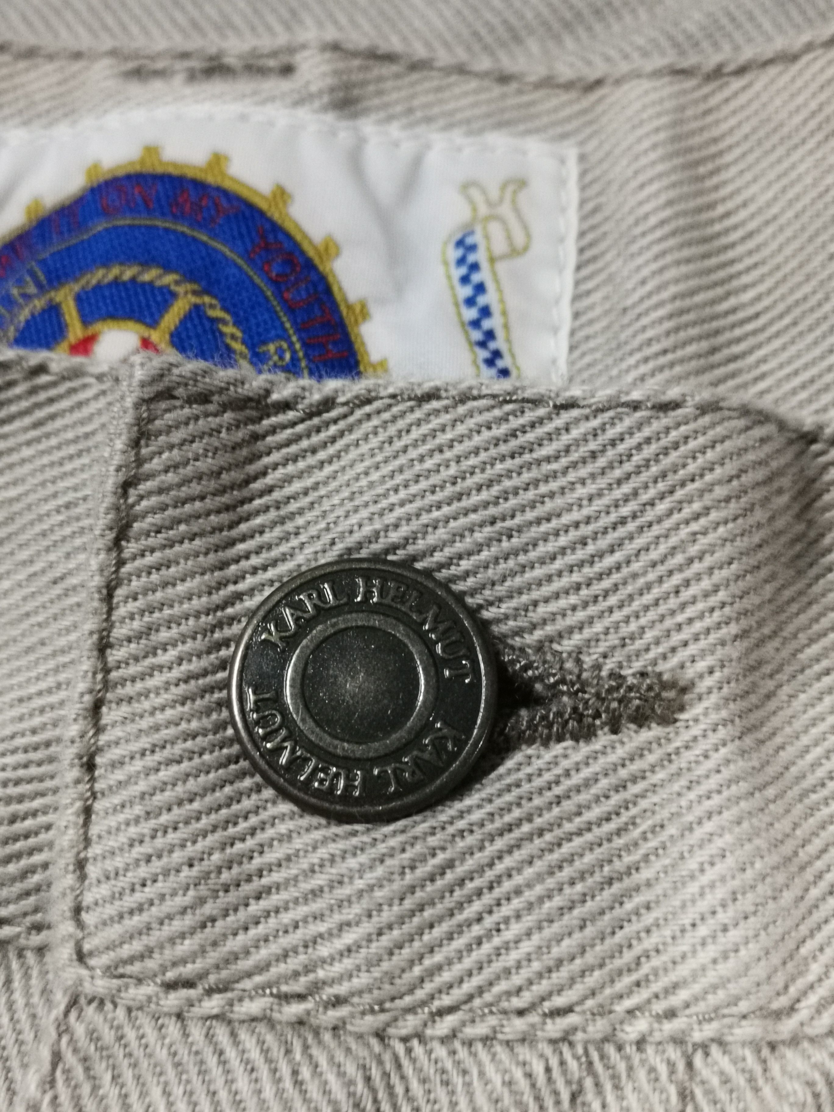 Japanese Brand Karl Helmut Denim Pants With Embroidery Size US 30 / EU 46 - 5 Thumbnail