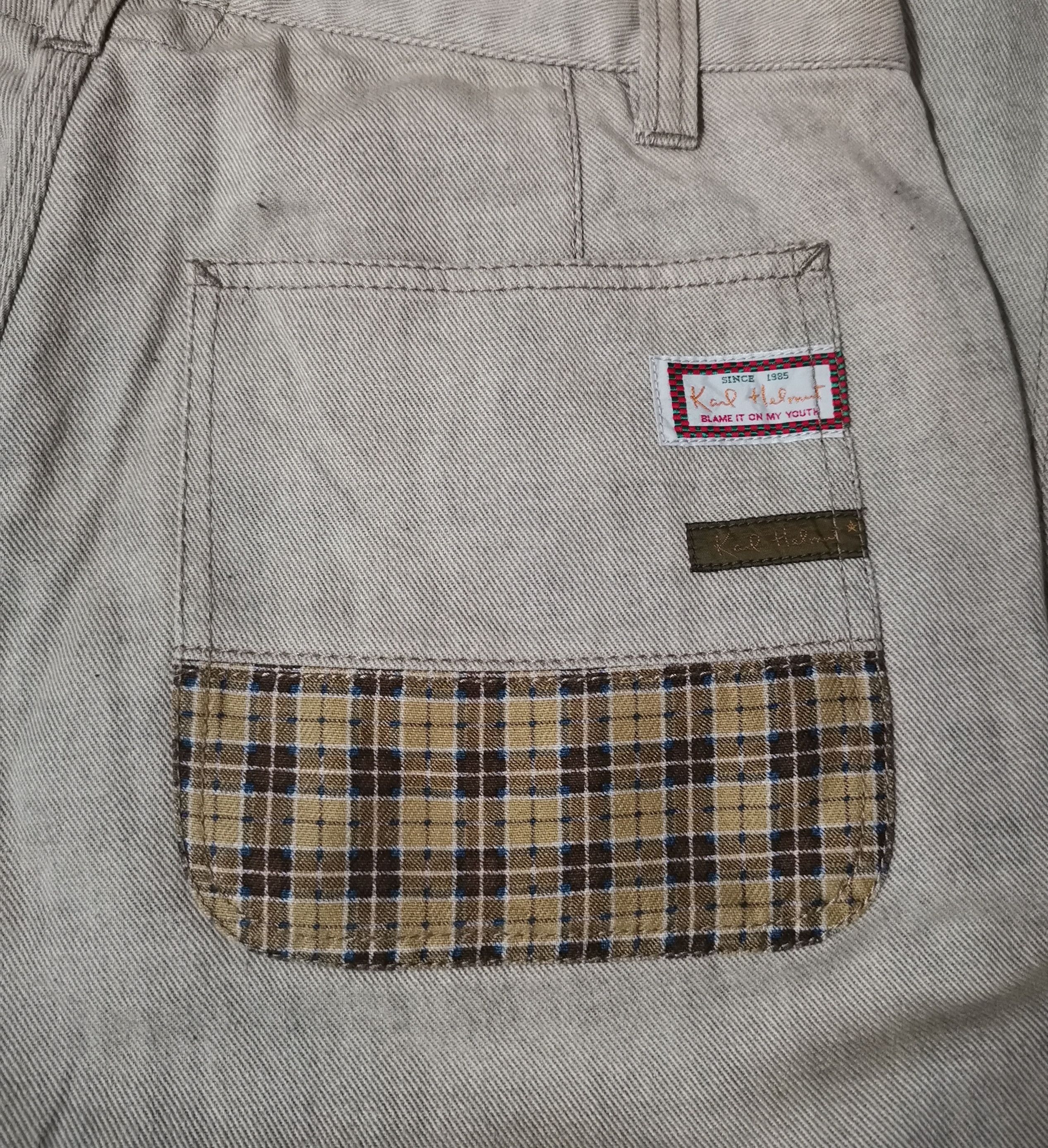 Japanese Brand Karl Helmut Denim Pants With Embroidery Size US 30 / EU 46 - 4 Thumbnail
