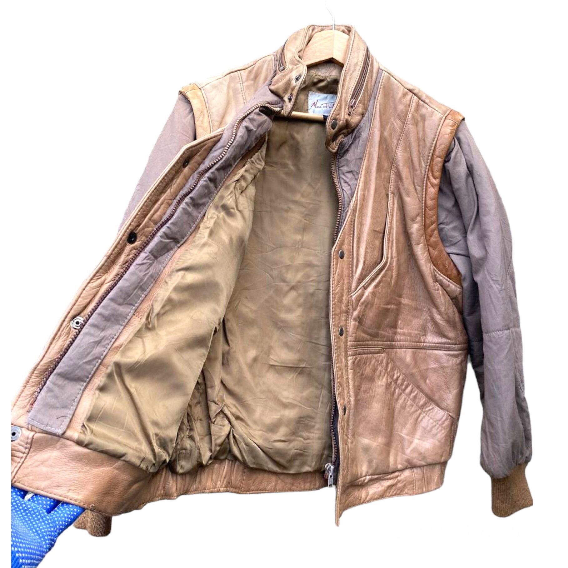 M. Julian Vintage Max Julian 2 in 1 leather jacket removeable sleeve Size US S / EU 44-46 / 1 - 6 Thumbnail