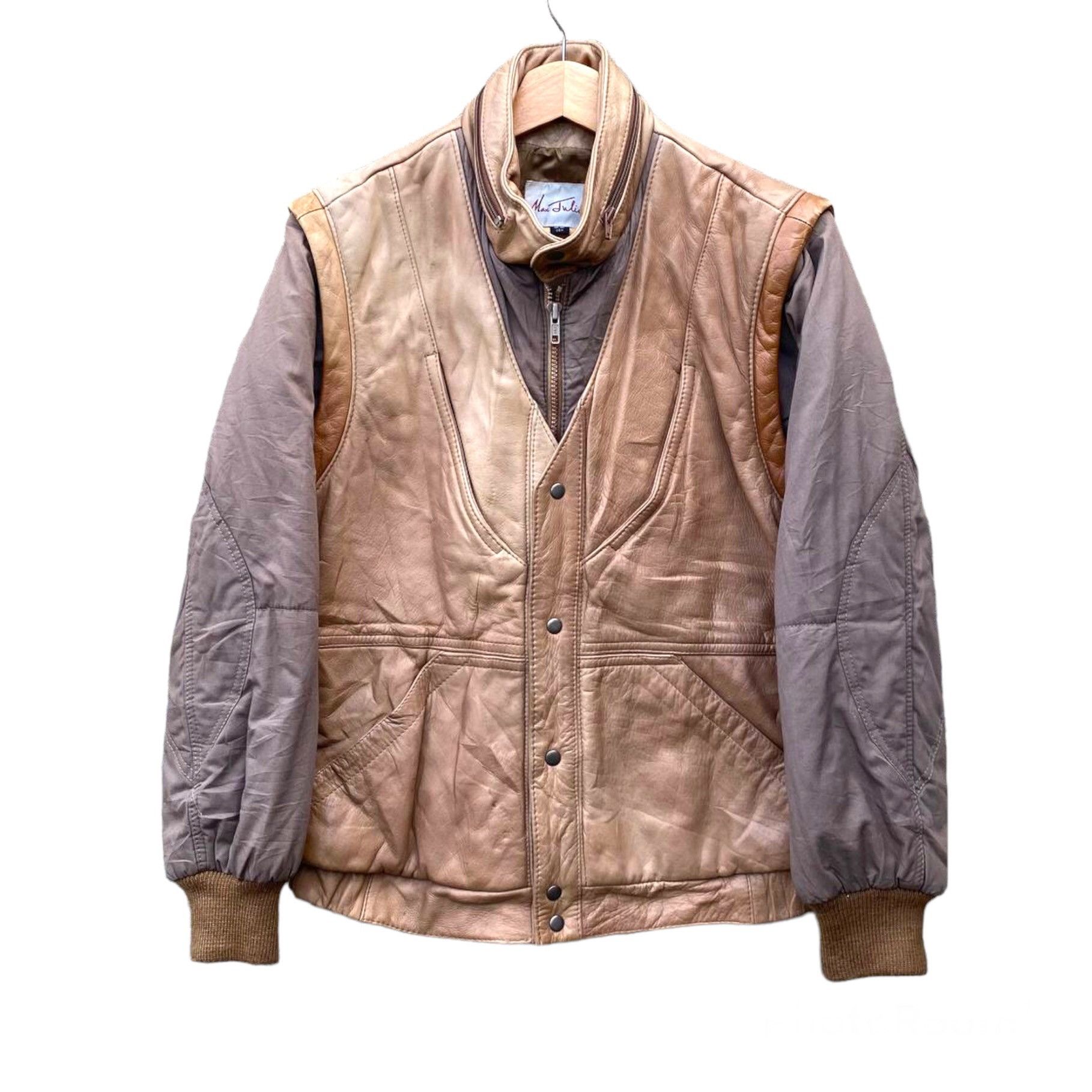 M. Julian Vintage Max Julian 2 in 1 leather jacket removeable sleeve Size US S / EU 44-46 / 1 - 2 Thumbnail