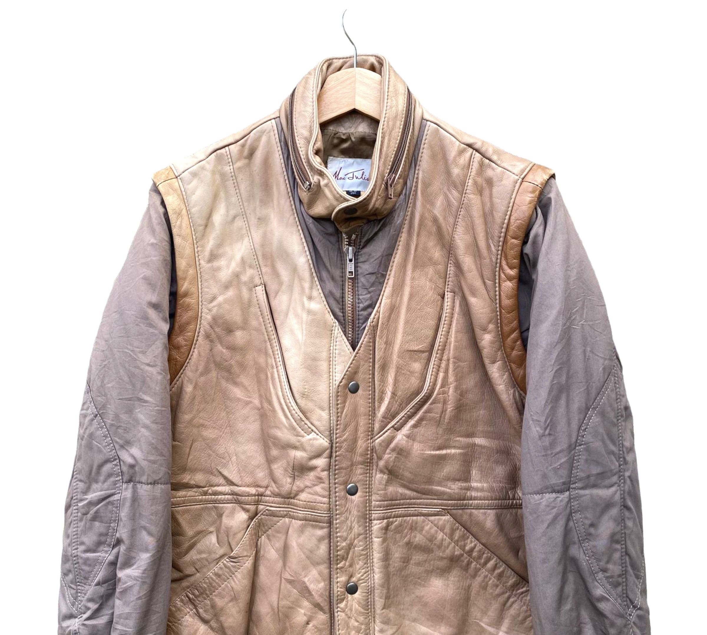 M. Julian Vintage Max Julian 2 in 1 leather jacket removeable sleeve Size US S / EU 44-46 / 1 - 5 Thumbnail