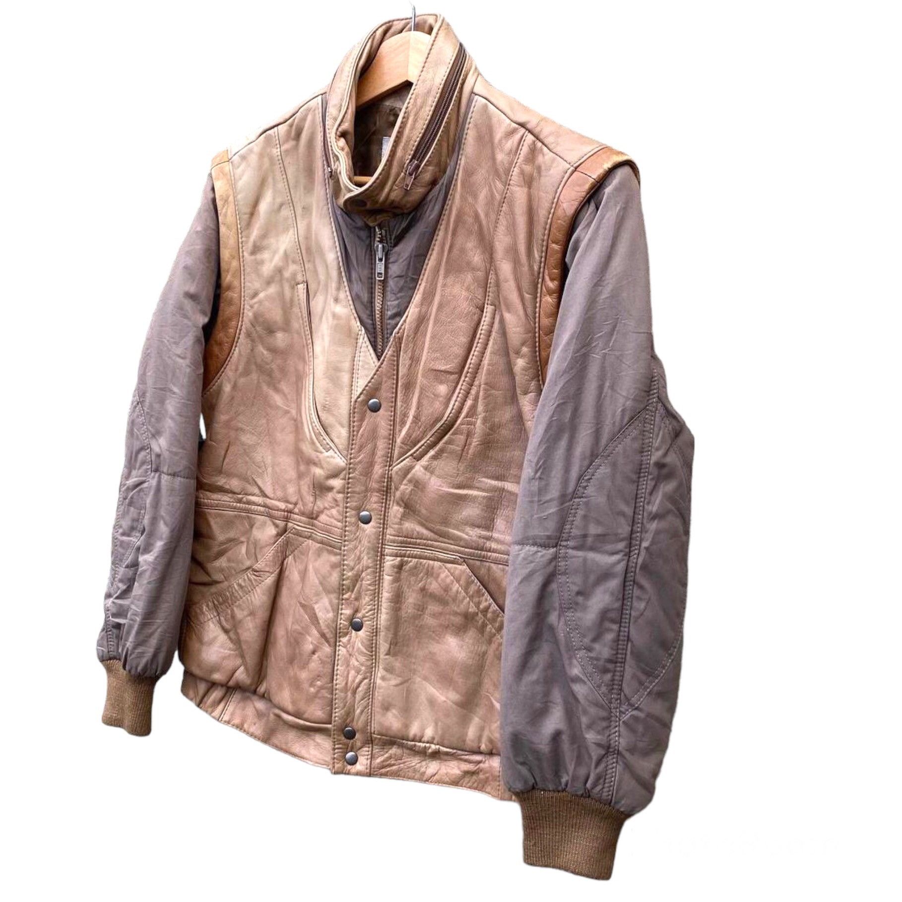 M. Julian Vintage Max Julian 2 in 1 leather jacket removeable sleeve Size US S / EU 44-46 / 1 - 3 Thumbnail