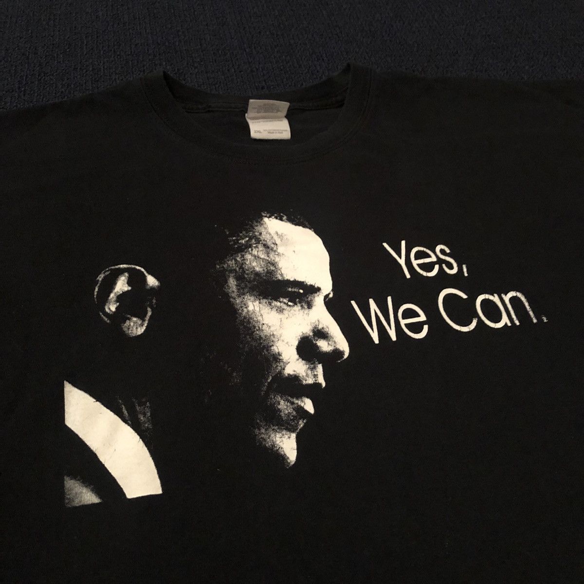 Vintage Vintage Barack Obama Yes We Can Campaign Graphic Tee 2008 Size US XXL / EU 58 / 5 - 1 Thumbnail