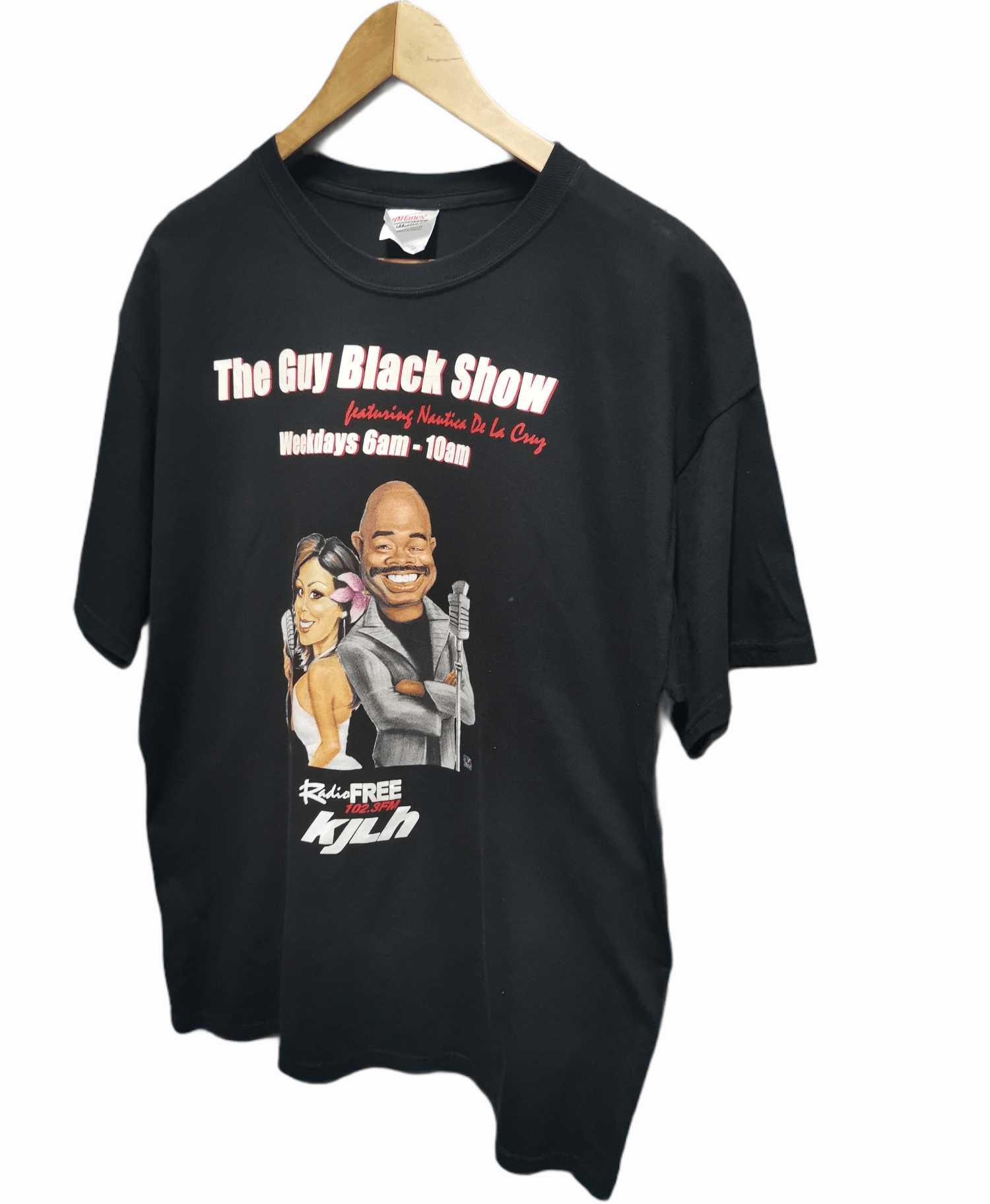 Hanes × Rap Tees × Vintage Vintage Tees The Guy Black Show Size US L / EU 52-54 / 3 - 2 Thumbnail