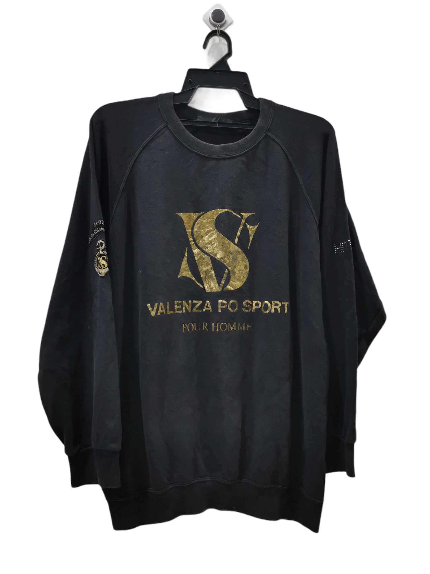 Japanese Brand Valenza PO Sport Pour Homme Sweatshirt x Big Logo Size US M / EU 48-50 / 2 - 1 Thumbnail