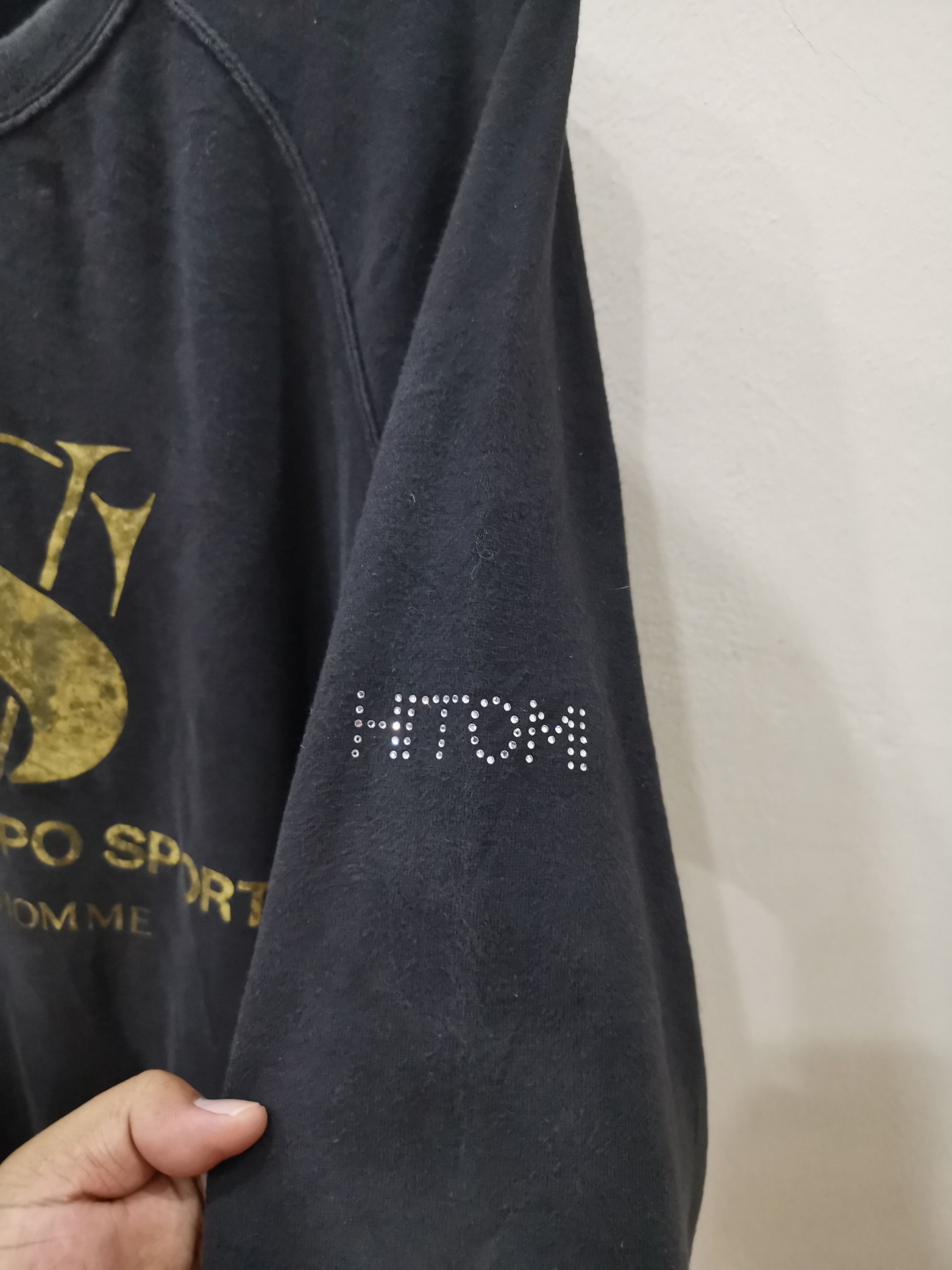 Japanese Brand Valenza PO Sport Pour Homme Sweatshirt x Big Logo Size US M / EU 48-50 / 2 - 8 Thumbnail