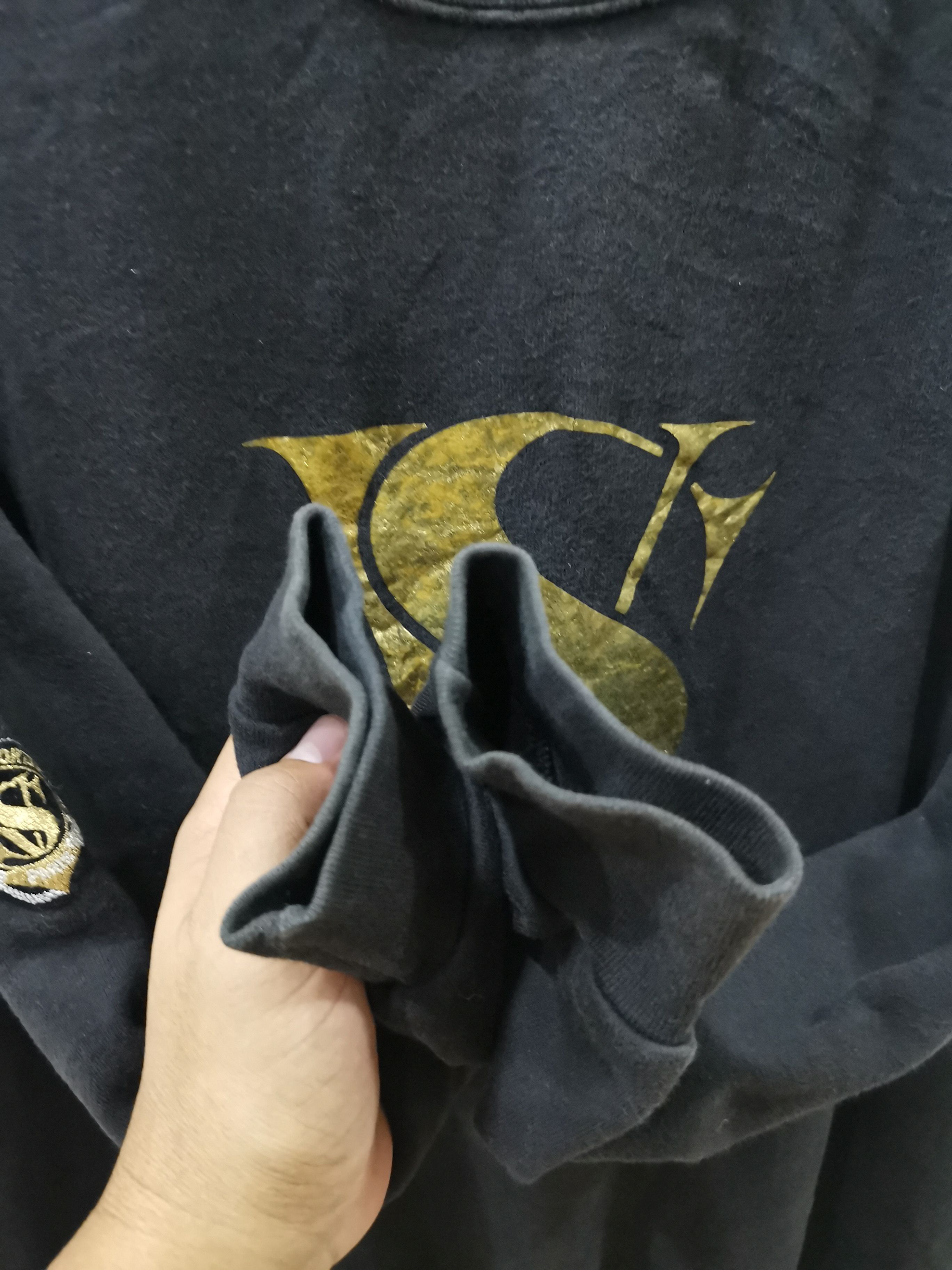 Japanese Brand Valenza PO Sport Pour Homme Sweatshirt x Big Logo Size US M / EU 48-50 / 2 - 6 Thumbnail