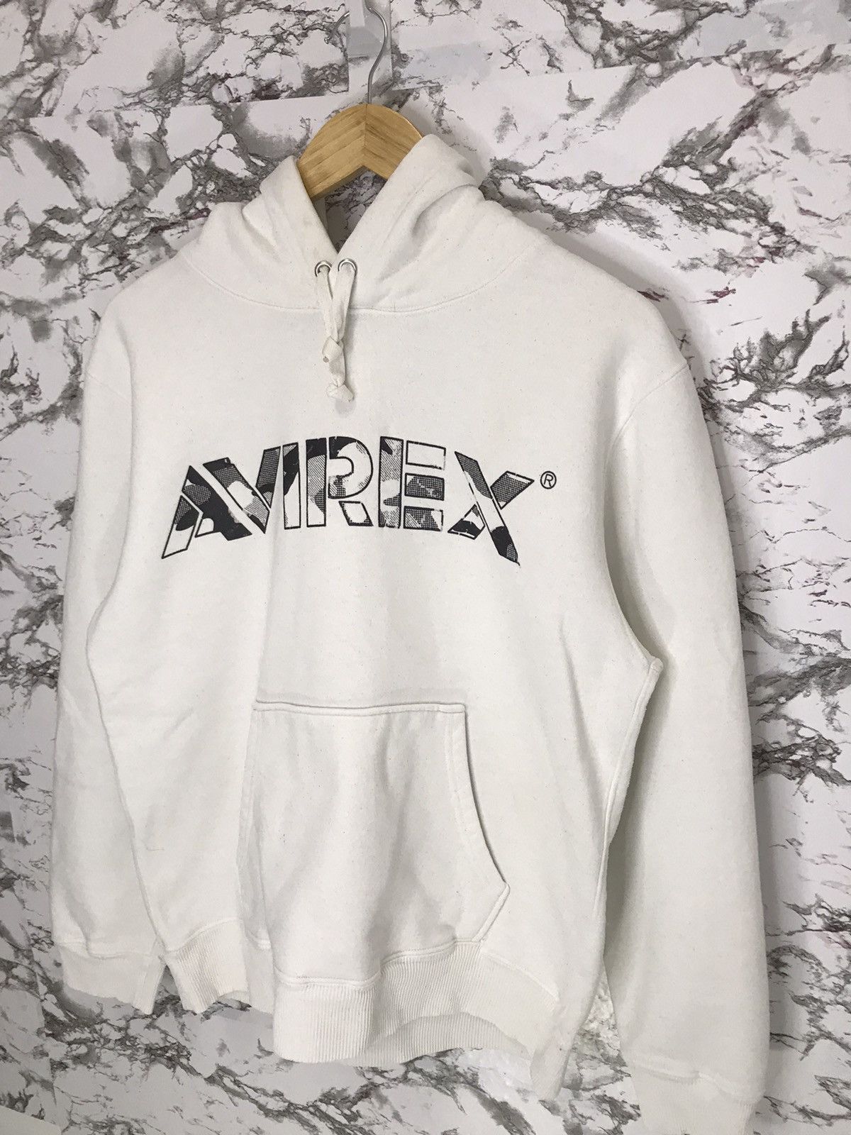 Avirex Avirex Big Logo Spell Out Hoodie Sweatshirt Size US L / EU 52-54 / 3 - 4 Thumbnail