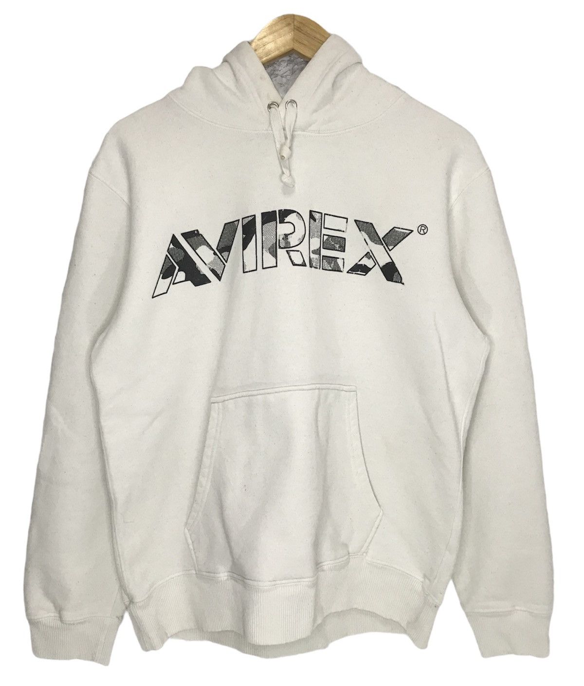 Avirex Avirex Big Logo Spell Out Hoodie Sweatshirt Size US L / EU 52-54 / 3 - 1 Thumbnail
