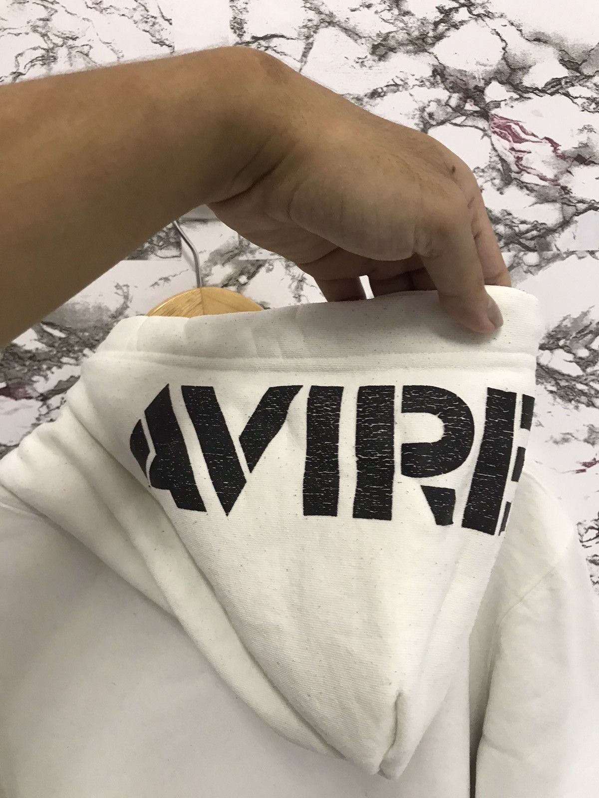 Avirex Avirex Big Logo Spell Out Hoodie Sweatshirt Size US L / EU 52-54 / 3 - 10 Thumbnail