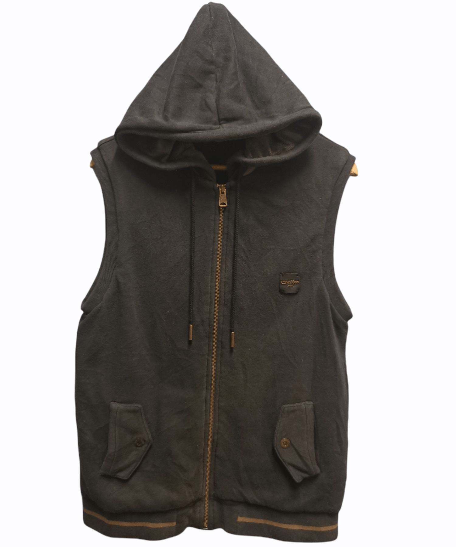 Calvin Klein Calvin Klein Jeans Jacket Sleeveless With Hoodie Size US M / EU 48-50 / 2 - 1 Thumbnail
