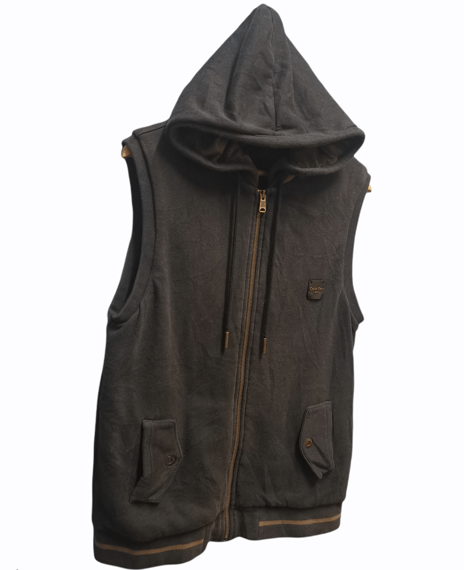 Calvin Klein Calvin Klein Jeans Jacket Sleeveless With Hoodie Size US M / EU 48-50 / 2 - 3 Thumbnail