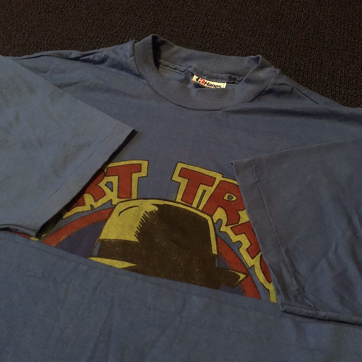 The Simpsons Vintage 90s Bart Simpson Dick Black Bart Tracy Blue Logo Tee Size US L / EU 52-54 / 3 - 6 Thumbnail