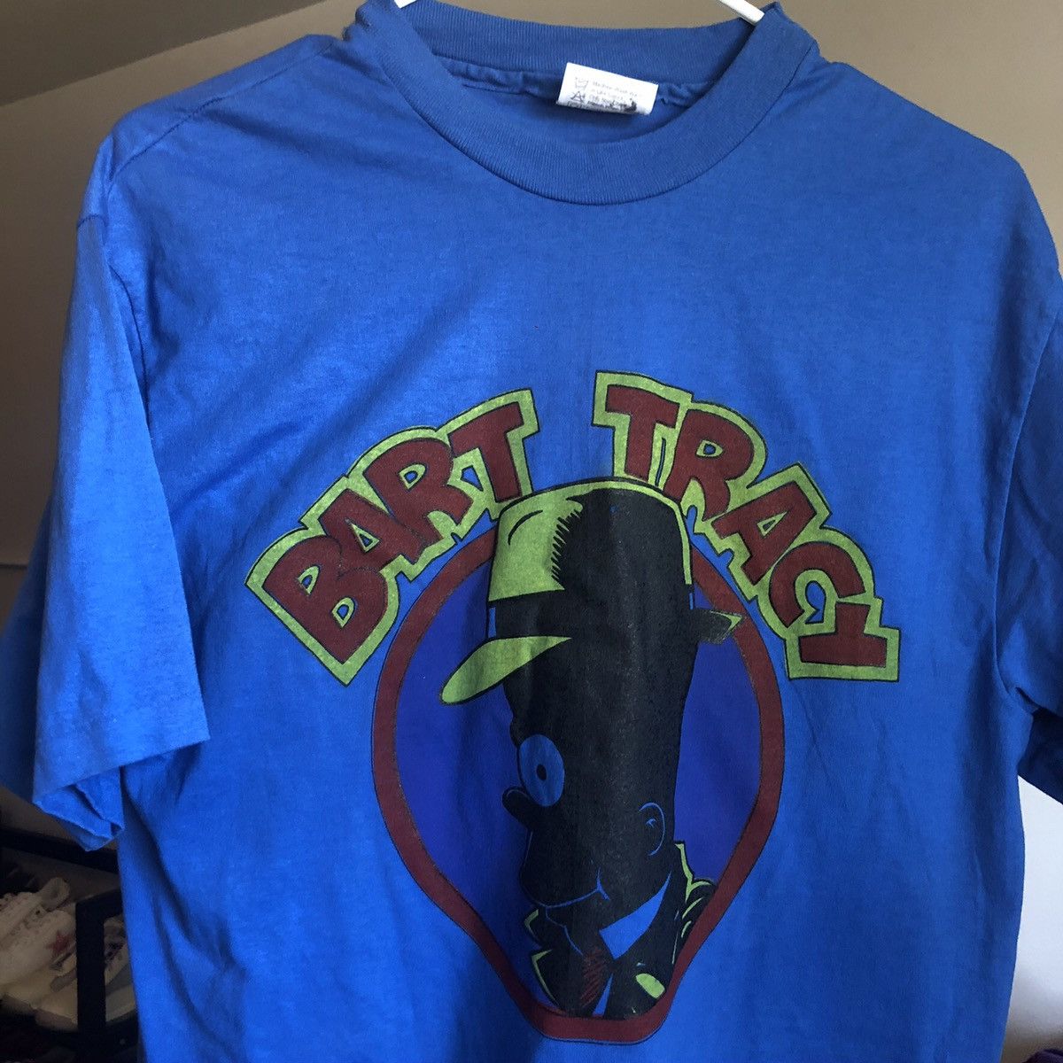 The Simpsons Vintage 90s Bart Simpson Dick Black Bart Tracy Blue Logo Tee Size US L / EU 52-54 / 3 - 1 Thumbnail
