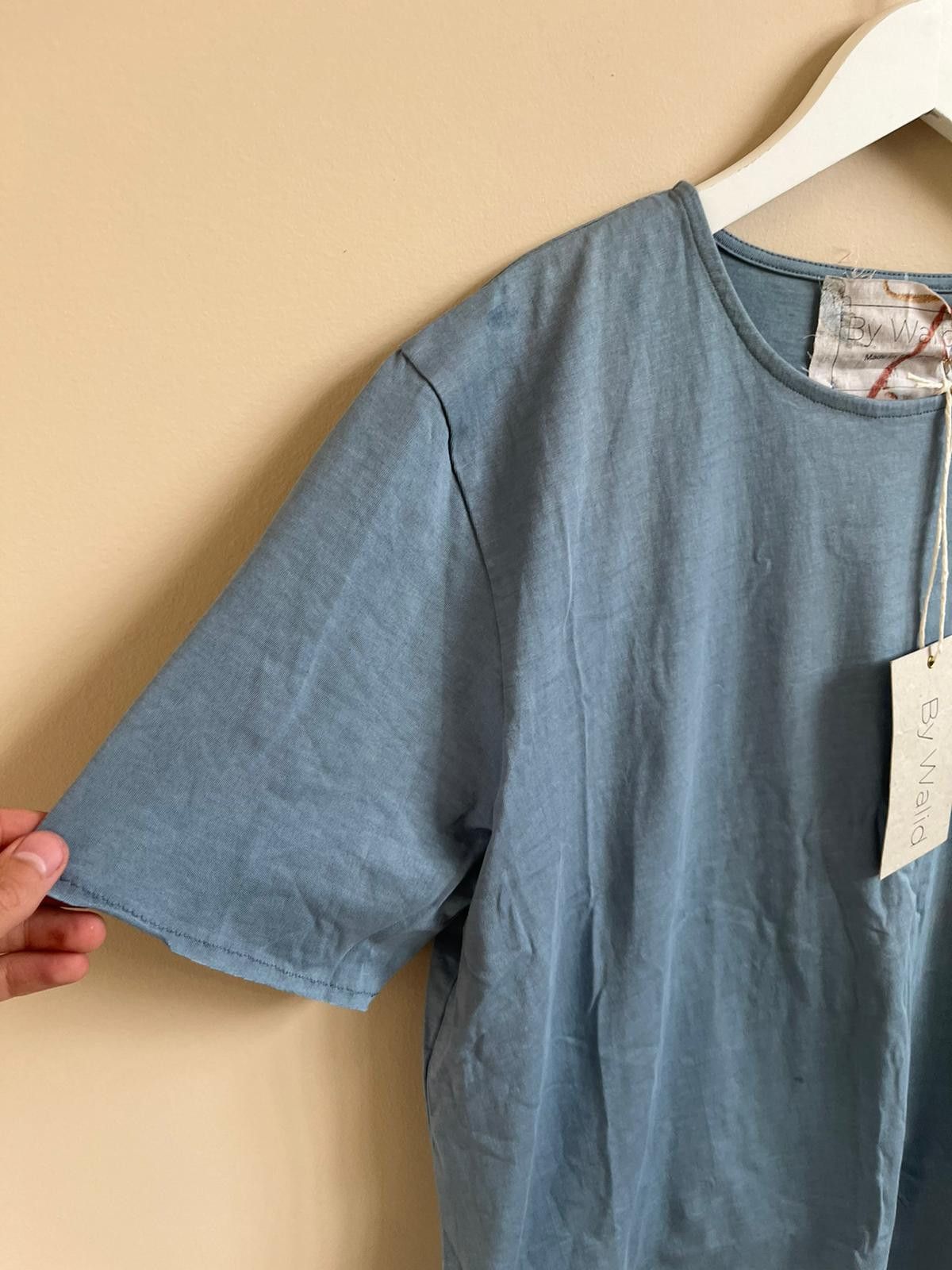 By Walid Regular Tee, SS in Steel Size US M / EU 48-50 / 2 - 3 Thumbnail