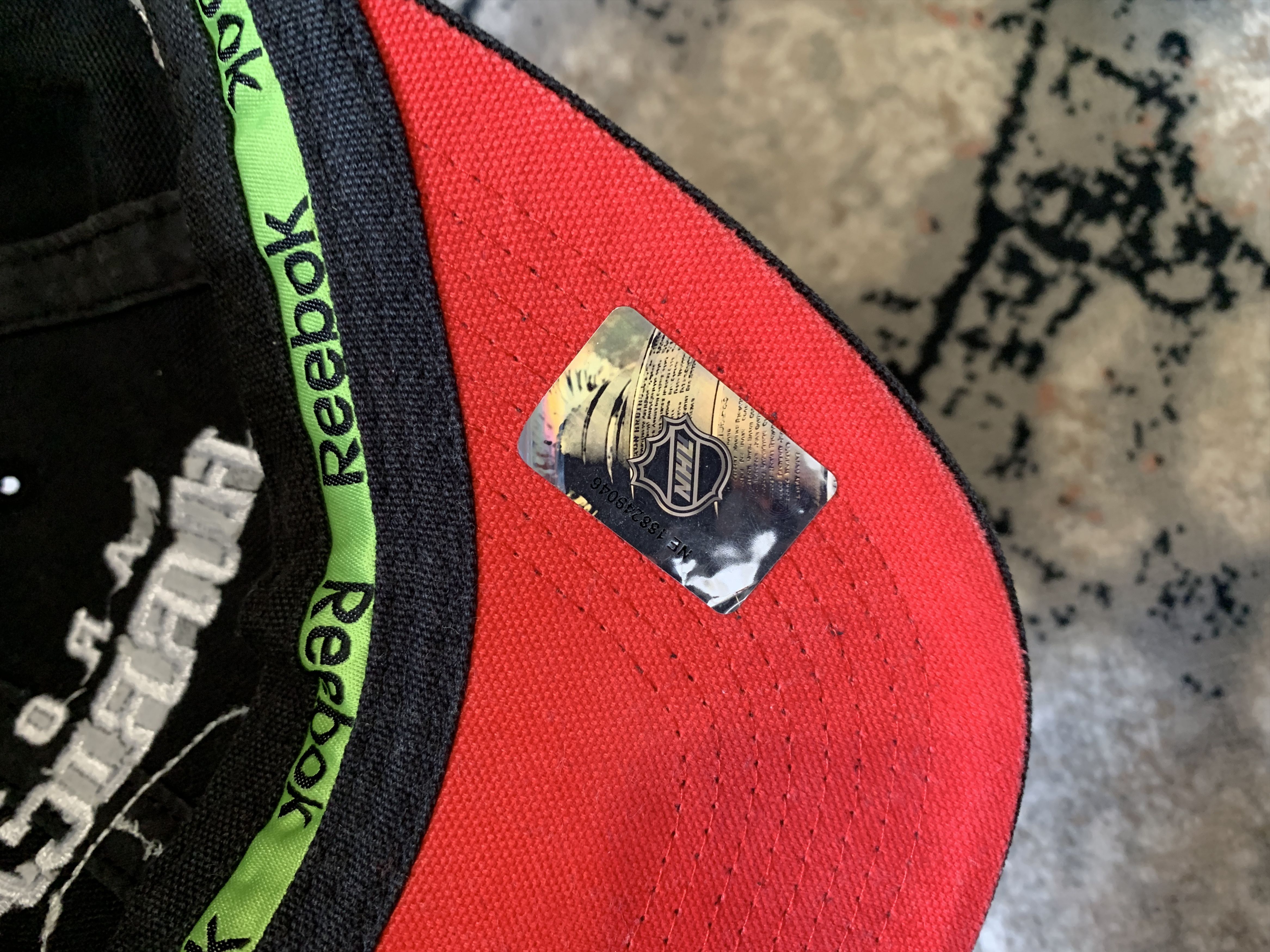 NHL × Reebok Reebok NHL Carolina Hurricanes Hockey Cap Size ONE SIZE - 6 Thumbnail