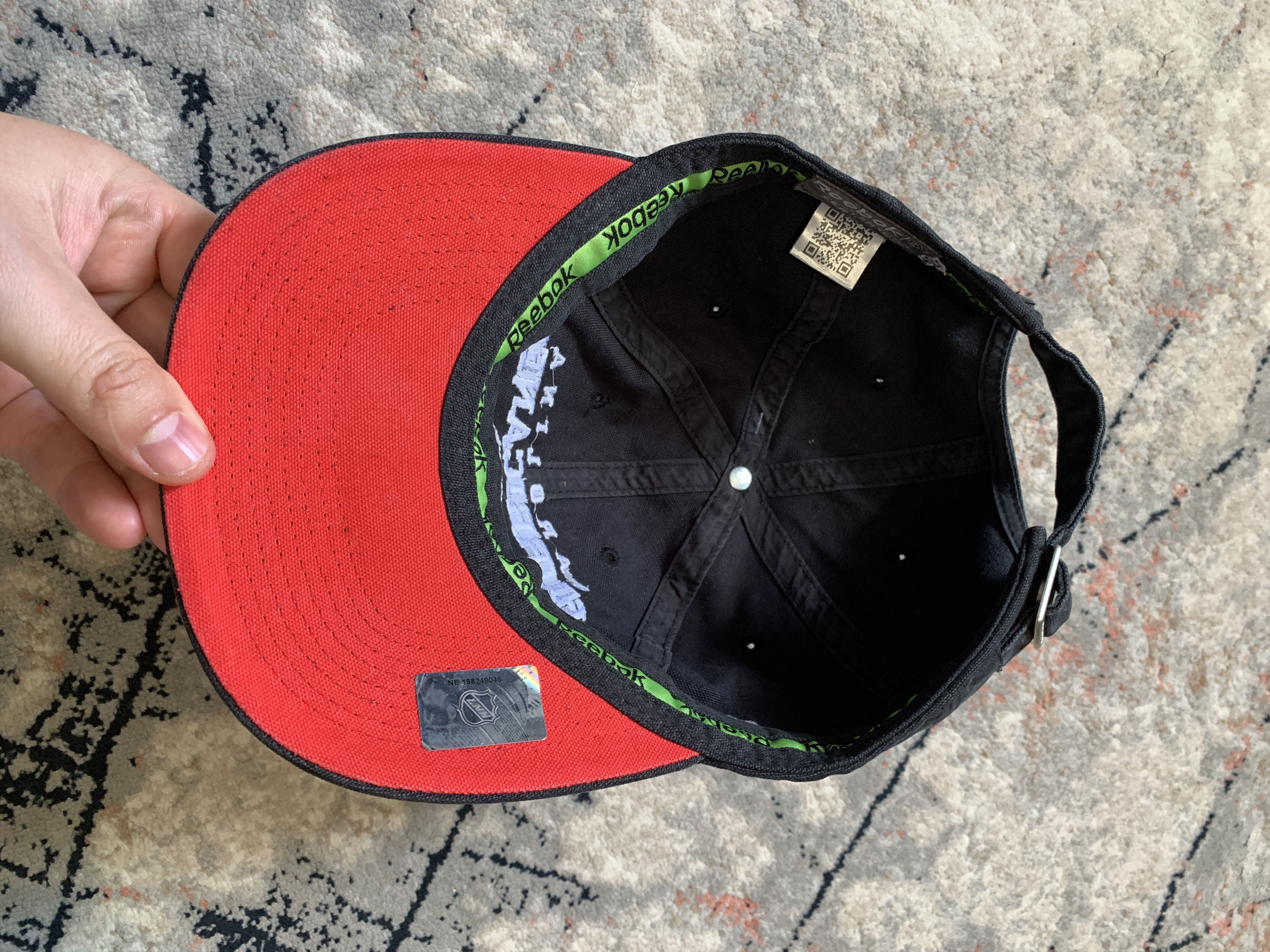 NHL × Reebok Reebok NHL Carolina Hurricanes Hockey Cap Size ONE SIZE - 5 Thumbnail