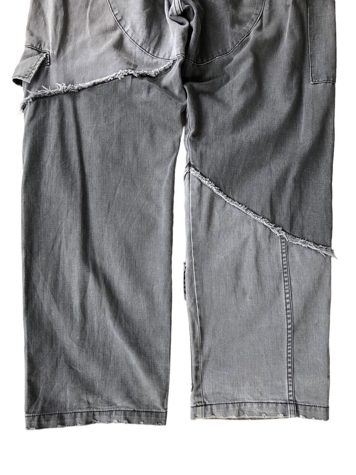 General Research Complete Finesse 🇯🇵 Patchwork Crafted Baggy Cargo Pants Size US 29 - 9 Thumbnail