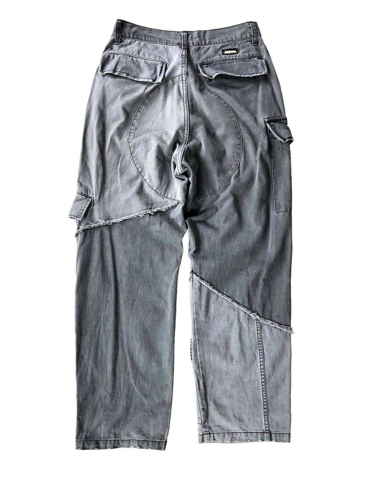 General Research Complete Finesse 🇯🇵 Patchwork Crafted Baggy Cargo Pants Size US 29 - 7 Thumbnail