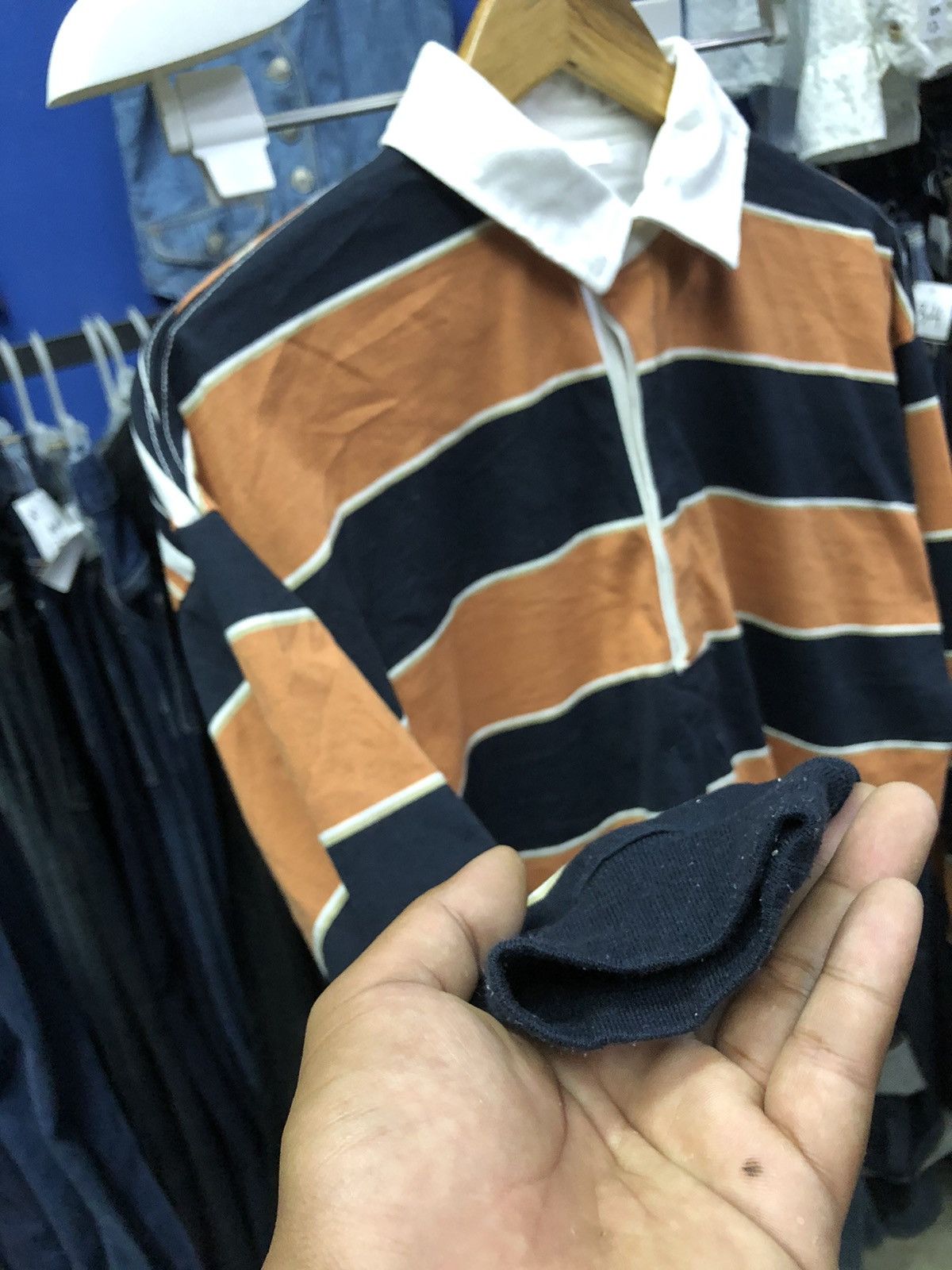 Japanese Brand NIKO AND cropped tee stripes rare Size US L / EU 52-54 / 3 - 7 Thumbnail