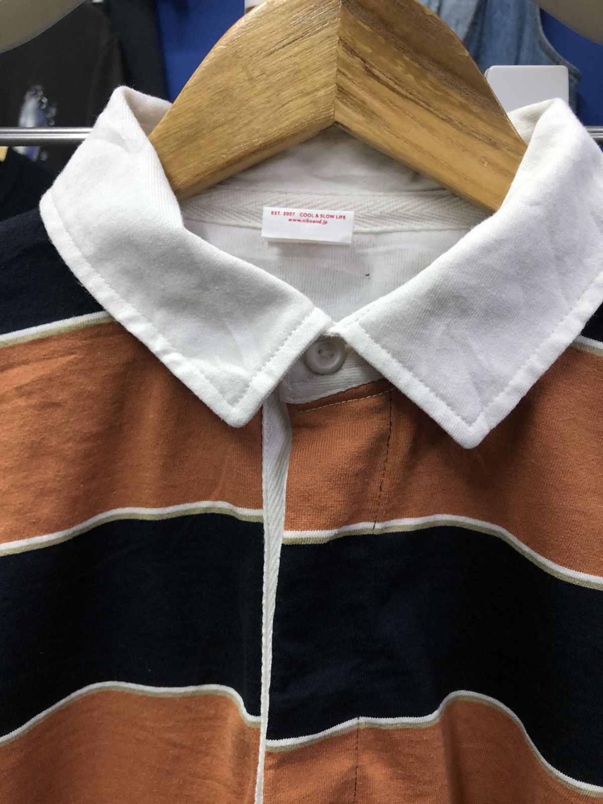 Japanese Brand NIKO AND cropped tee stripes rare Size US L / EU 52-54 / 3 - 3 Thumbnail