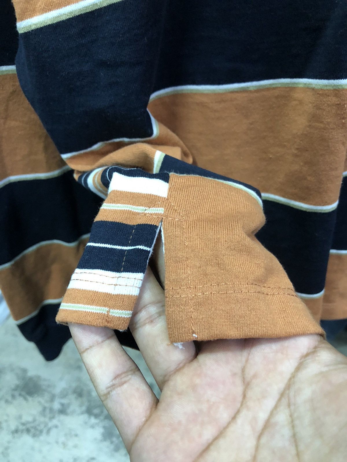 Japanese Brand NIKO AND cropped tee stripes rare Size US L / EU 52-54 / 3 - 8 Thumbnail