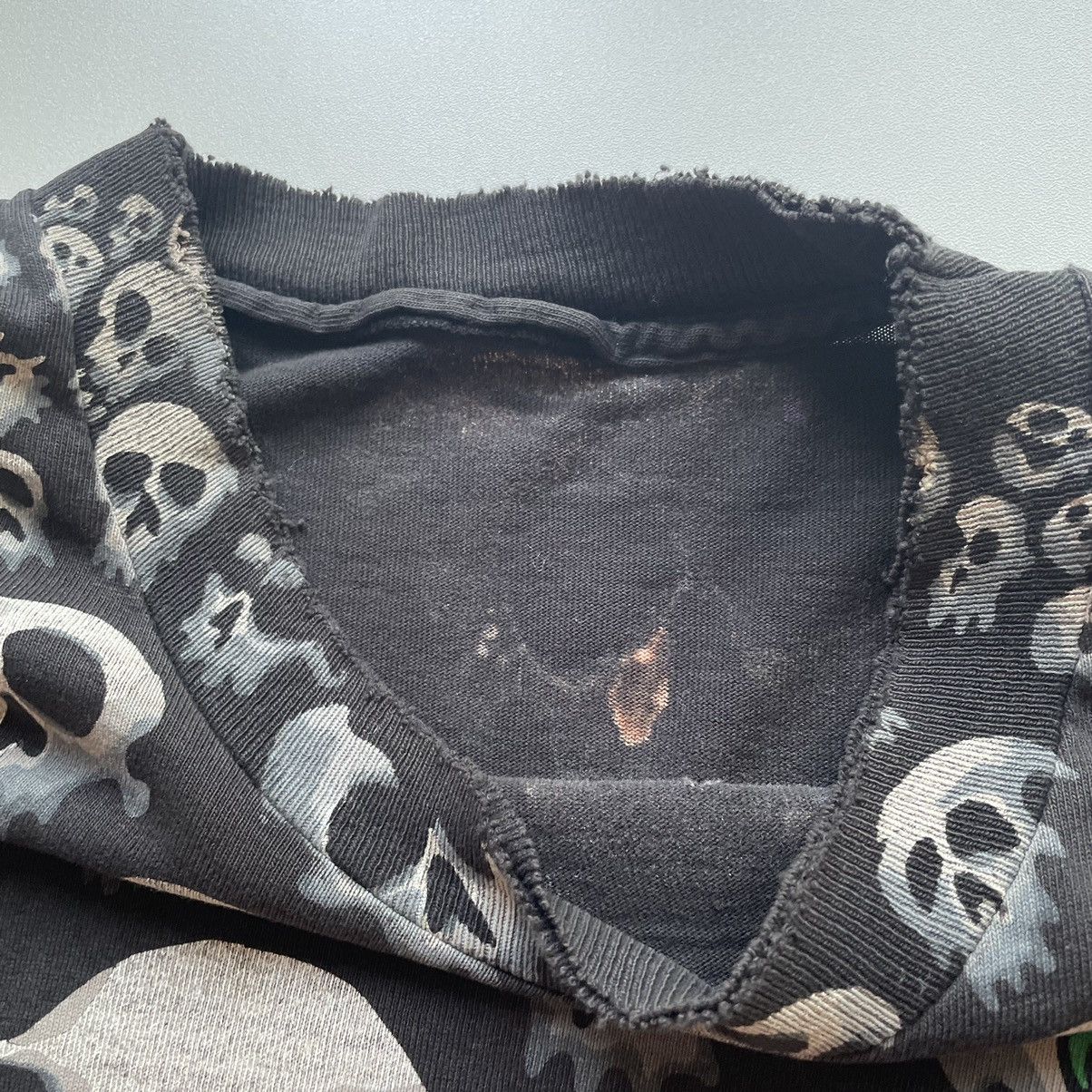 Liquid Blue Vintage 1992 Skull Pile Liquid Blue AOP Shirt XL Faded Black Size US XL / EU 56 / 4 - 7 Thumbnail