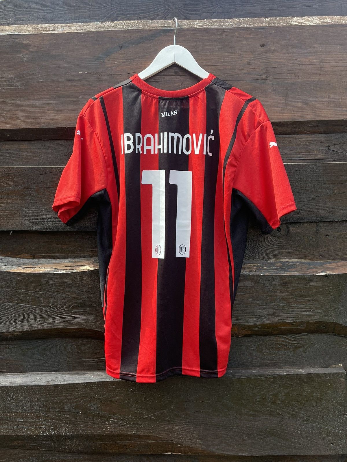 Puma 2021/2022 Puma Milan Ibrahimovic soccer jersey Size US XL / EU 56 / 4 - 1 Thumbnail
