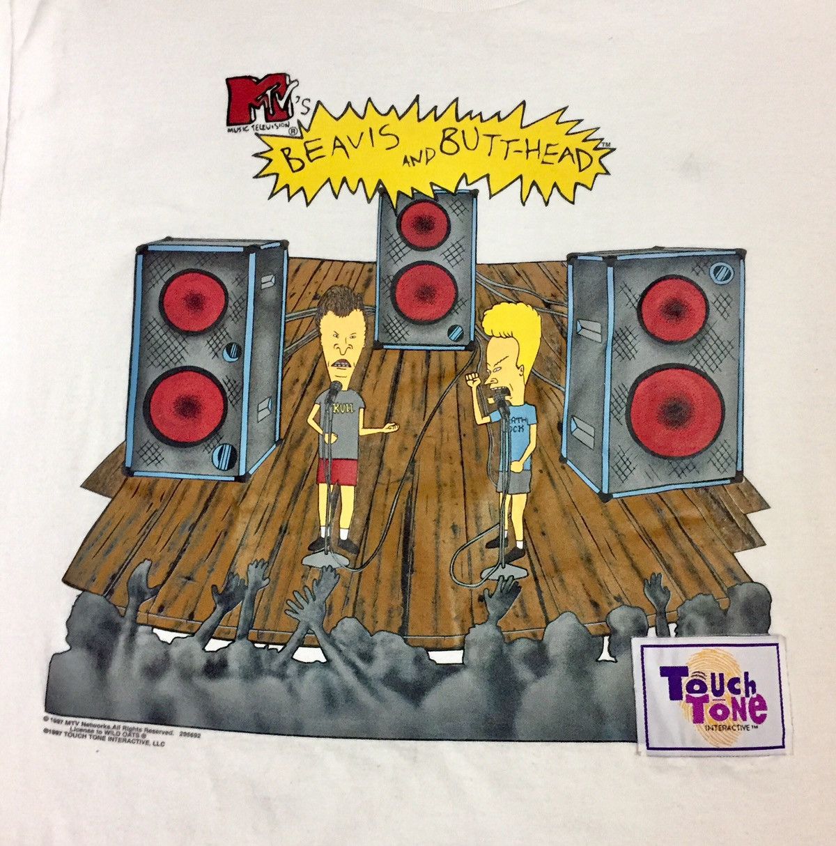 Cartoon Network VINTAGE 90s BEAVIS AND BUTTHEAD CARTOON TSHIRT Size US L / EU 52-54 / 3 - 3 Thumbnail