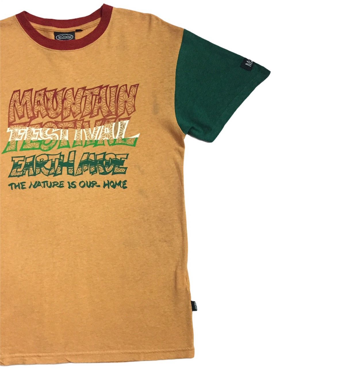 Manastash MANATASH OUTDOOR HEMP PRODUCTS REGGAE RASTA COLOR TSHIRT Size US M / EU 48-50 / 2 - 2 Thumbnail
