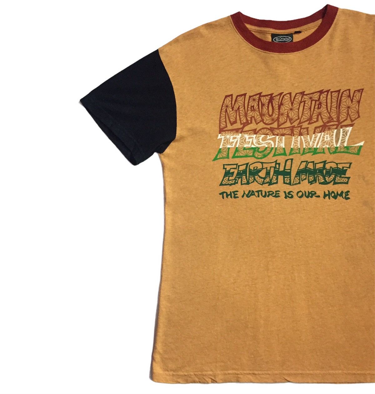 Manastash MANATASH OUTDOOR HEMP PRODUCTS REGGAE RASTA COLOR TSHIRT Size US M / EU 48-50 / 2 - 3 Thumbnail