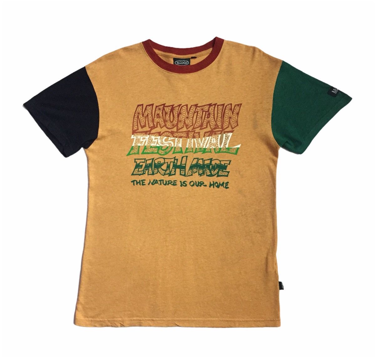 Manastash MANATASH OUTDOOR HEMP PRODUCTS REGGAE RASTA COLOR TSHIRT Size US M / EU 48-50 / 2 - 1 Thumbnail