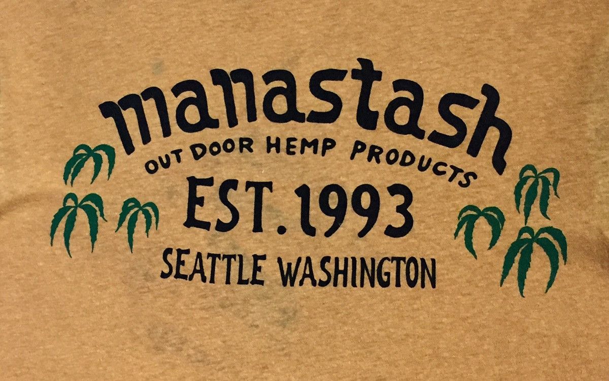 Manastash MANATASH OUTDOOR HEMP PRODUCTS REGGAE RASTA COLOR TSHIRT Size US M / EU 48-50 / 2 - 12 Thumbnail