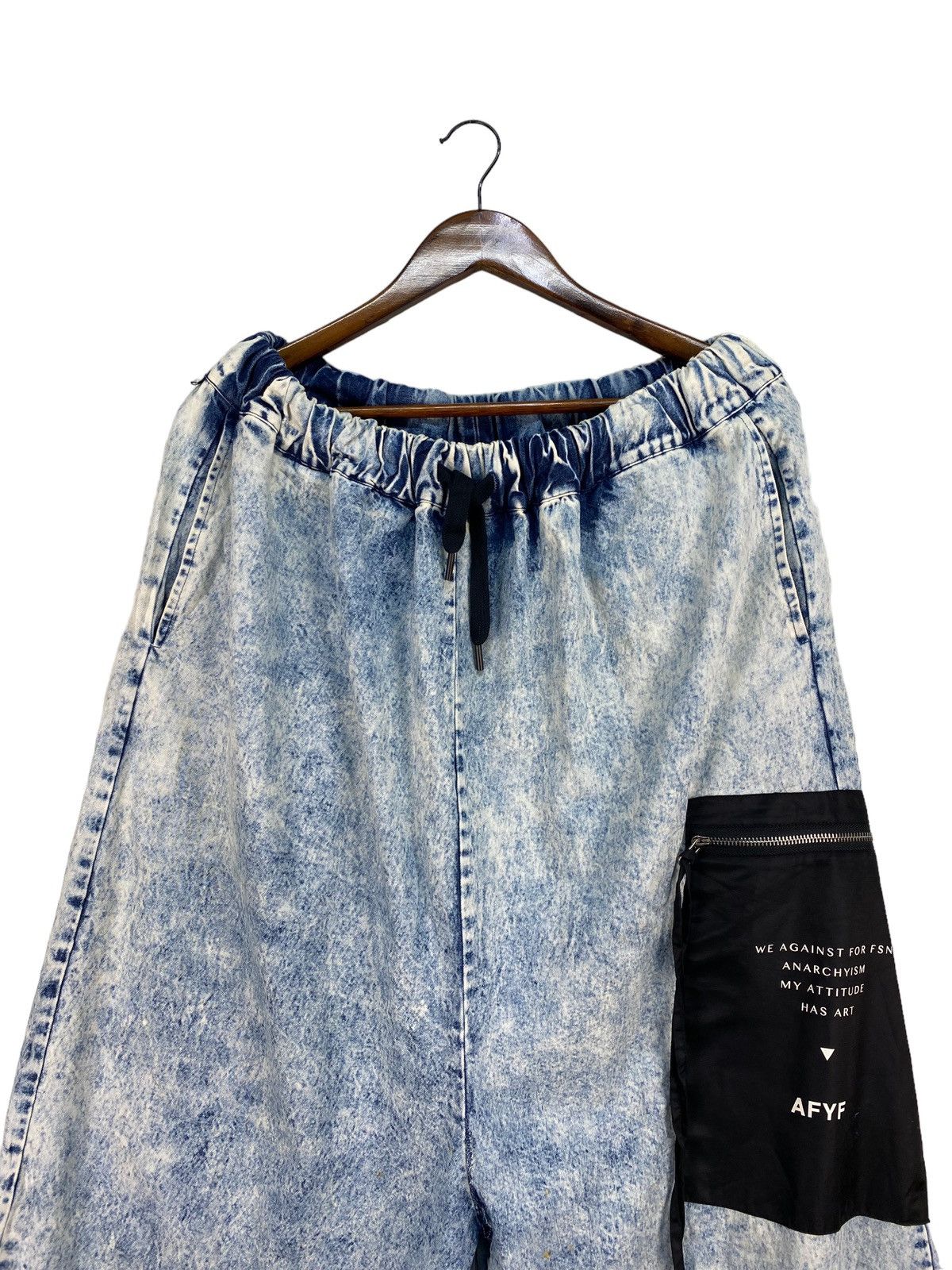 Japanese Brand Rovtski Afyf Baggy Pants Size US 34 / EU 50 - 2 Thumbnail