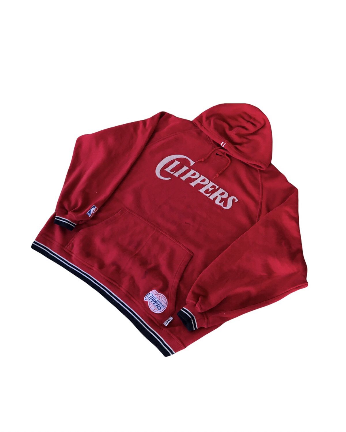 Nike Nike Center Swoosh Hoodie LA Clippers Team Vintage Y2K Size US XXL / EU 58 / 5 - 2 Thumbnail