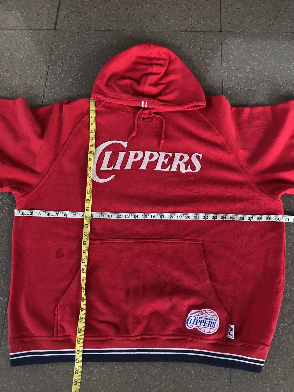 Nike Nike Center Swoosh Hoodie LA Clippers Team Vintage Y2K Size US XXL / EU 58 / 5 - 10 Thumbnail