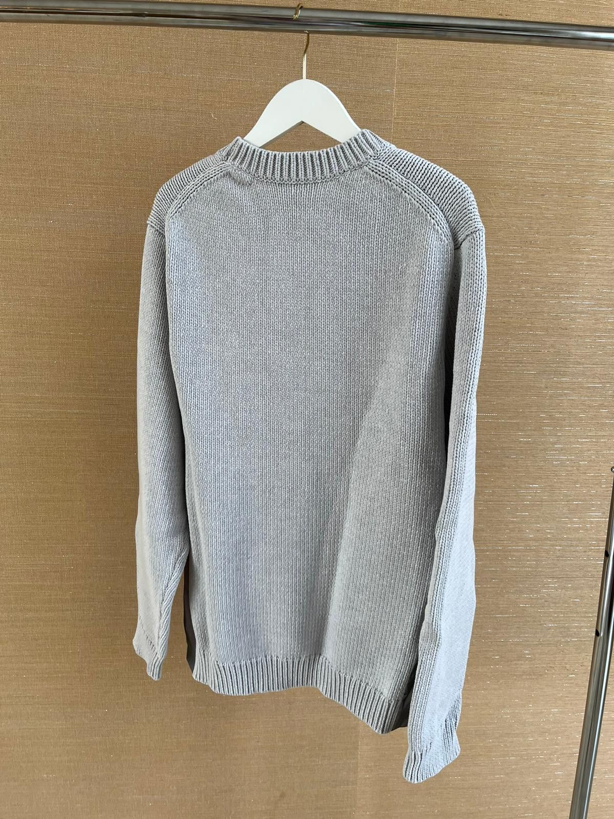 Helmut Lang Reflect Nylon Panel Pullover in Grey Melange Size US L / EU 52-54 / 3 - 12 Thumbnail