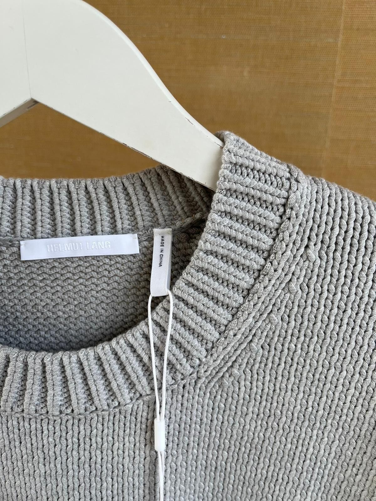 Helmut Lang Reflect Nylon Panel Pullover in Grey Melange Size US L / EU 52-54 / 3 - 13 Thumbnail