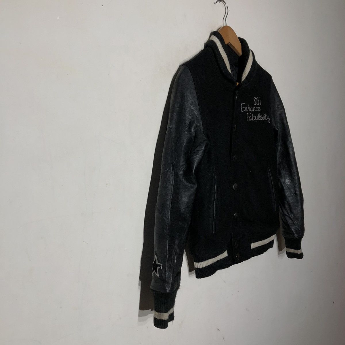 Japanese Brand VARSITY JACKET MOUSSY FABRIC OF JAPAN Size US S / EU 44-46 / 1 - 3 Thumbnail