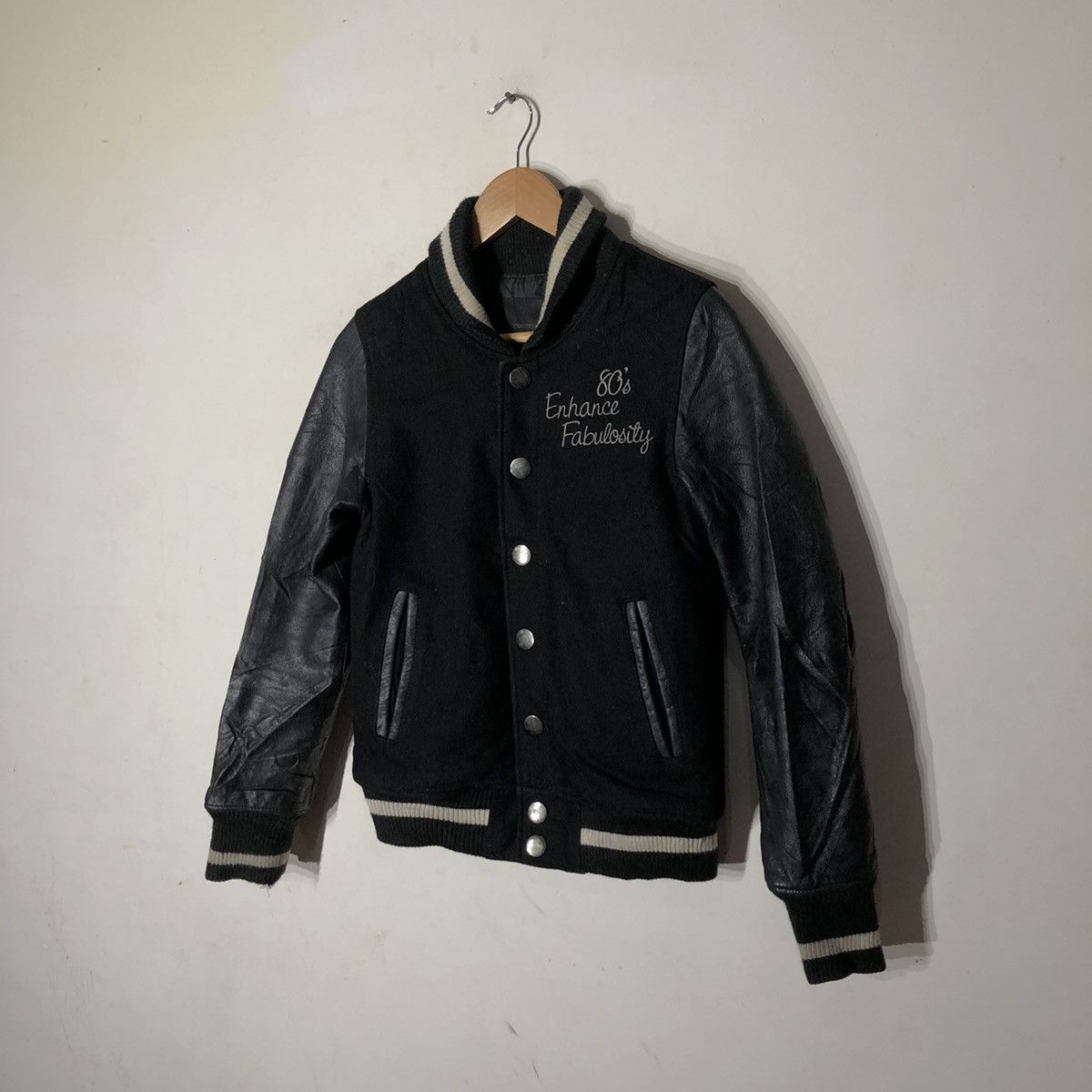 Japanese Brand VARSITY JACKET MOUSSY FABRIC OF JAPAN Size US S / EU 44-46 / 1 - 2 Thumbnail