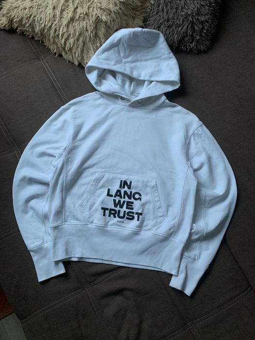 In lang we trust cheap hoodie