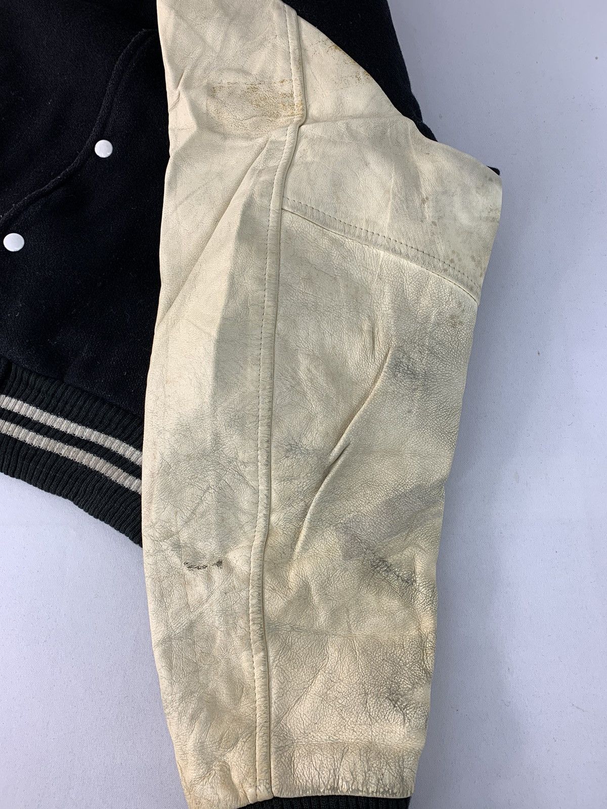 Genuine Leather 80s AYJ Canada Sportswear Jackson Leather Sleeve Jacket Size US L / EU 52-54 / 3 - 11 Thumbnail