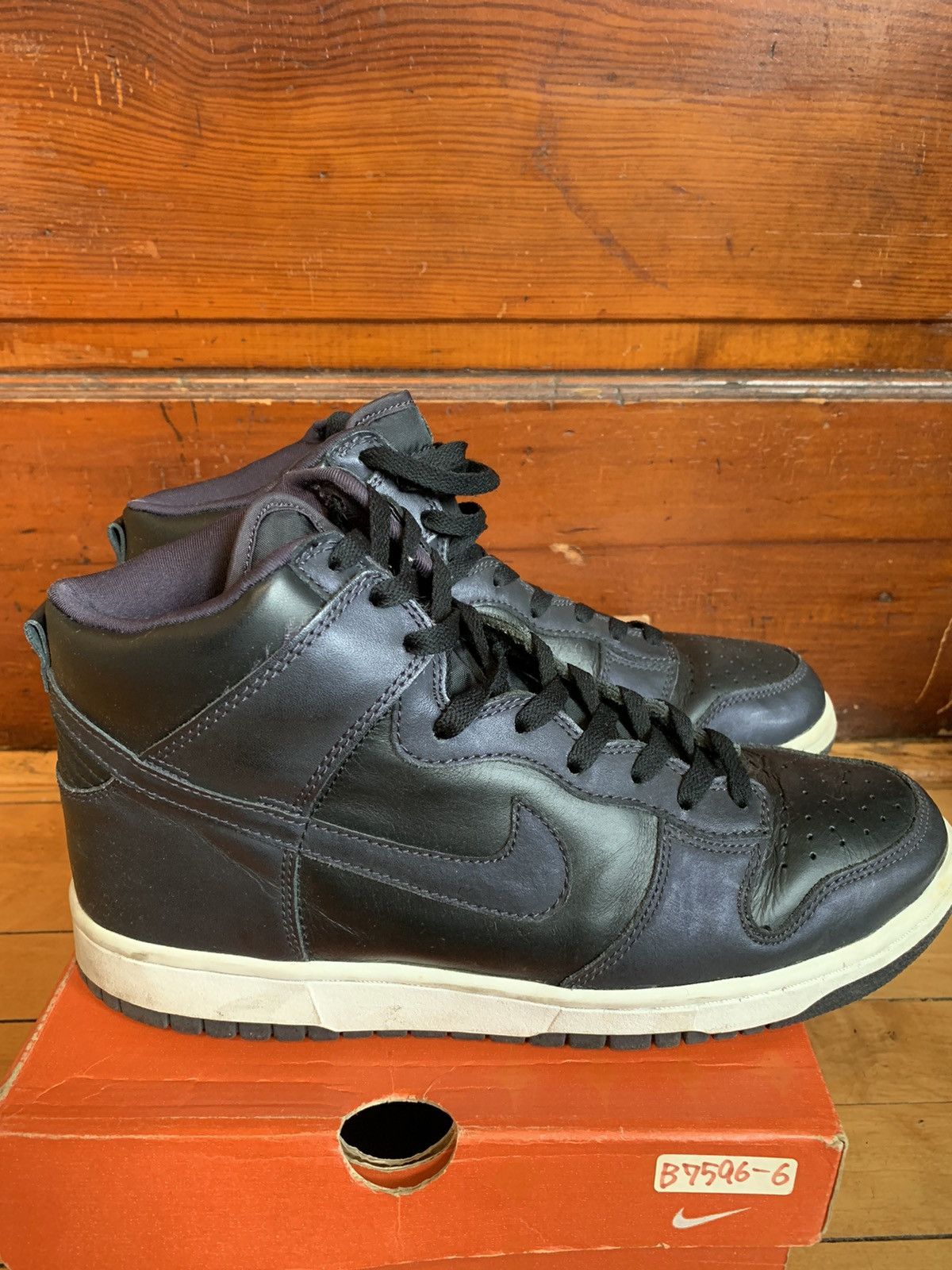 Nike Nike Dunk High Le co.jp Black/Metallic Purple Concept Japan Size US 9.5 / EU 42-43 - 3 Thumbnail