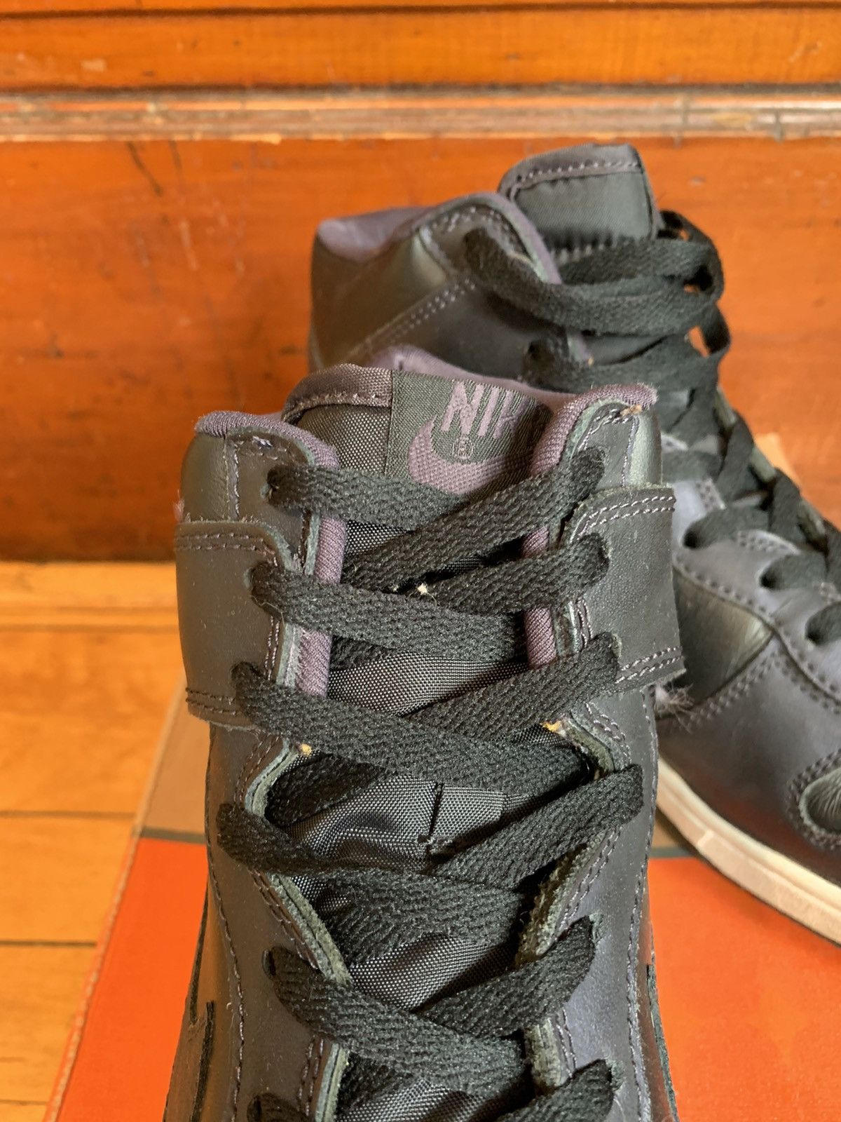 Nike Nike Dunk High Le co.jp Black/Metallic Purple Concept Japan Size US 9.5 / EU 42-43 - 6 Thumbnail