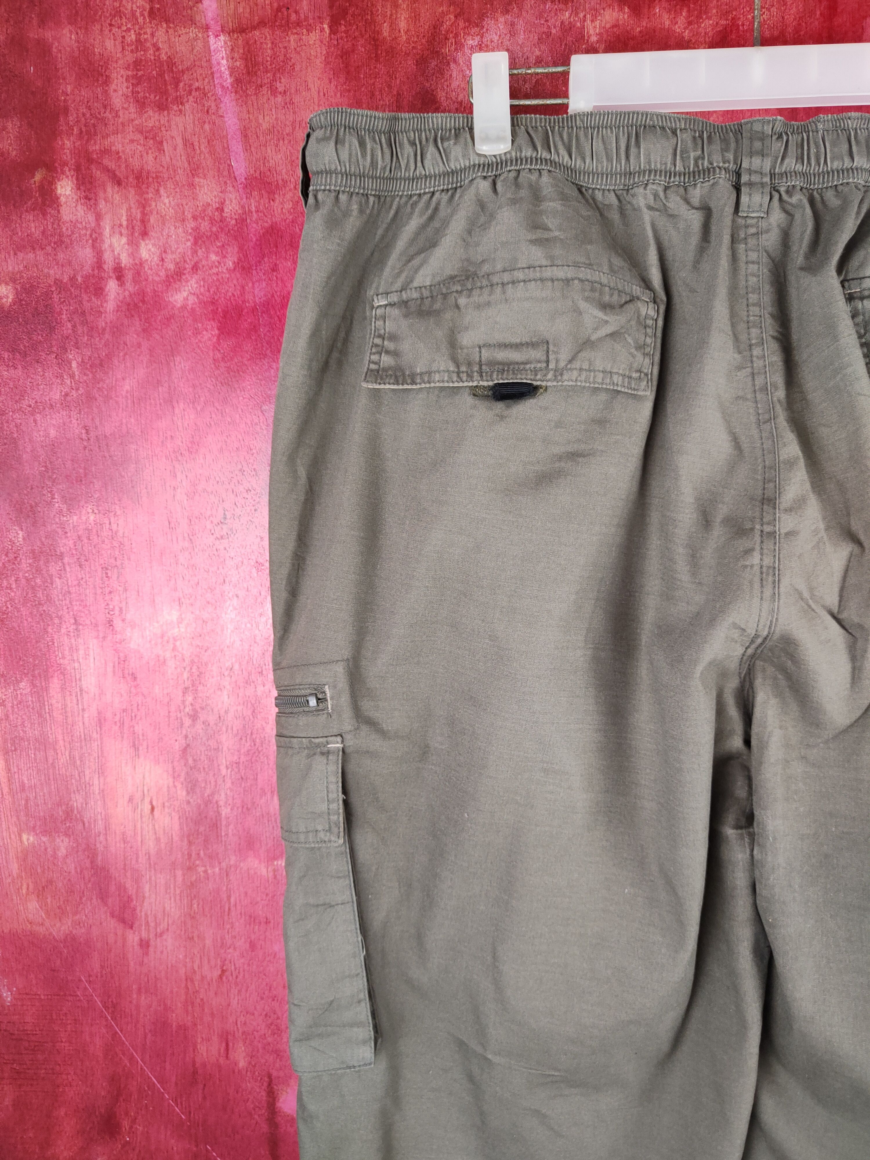 Japanese Brand × Vintage DL Japanese Brand Olive Tactical Cargo Pants #S779 Size US 36 / EU 52 - 9 Thumbnail