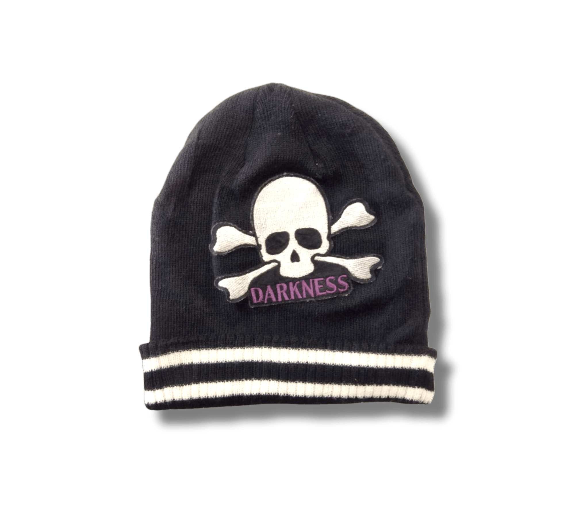 Japanese Brand Japanese Darkness Skull Beanie Hat Size ONE SIZE - 1 Thumbnail