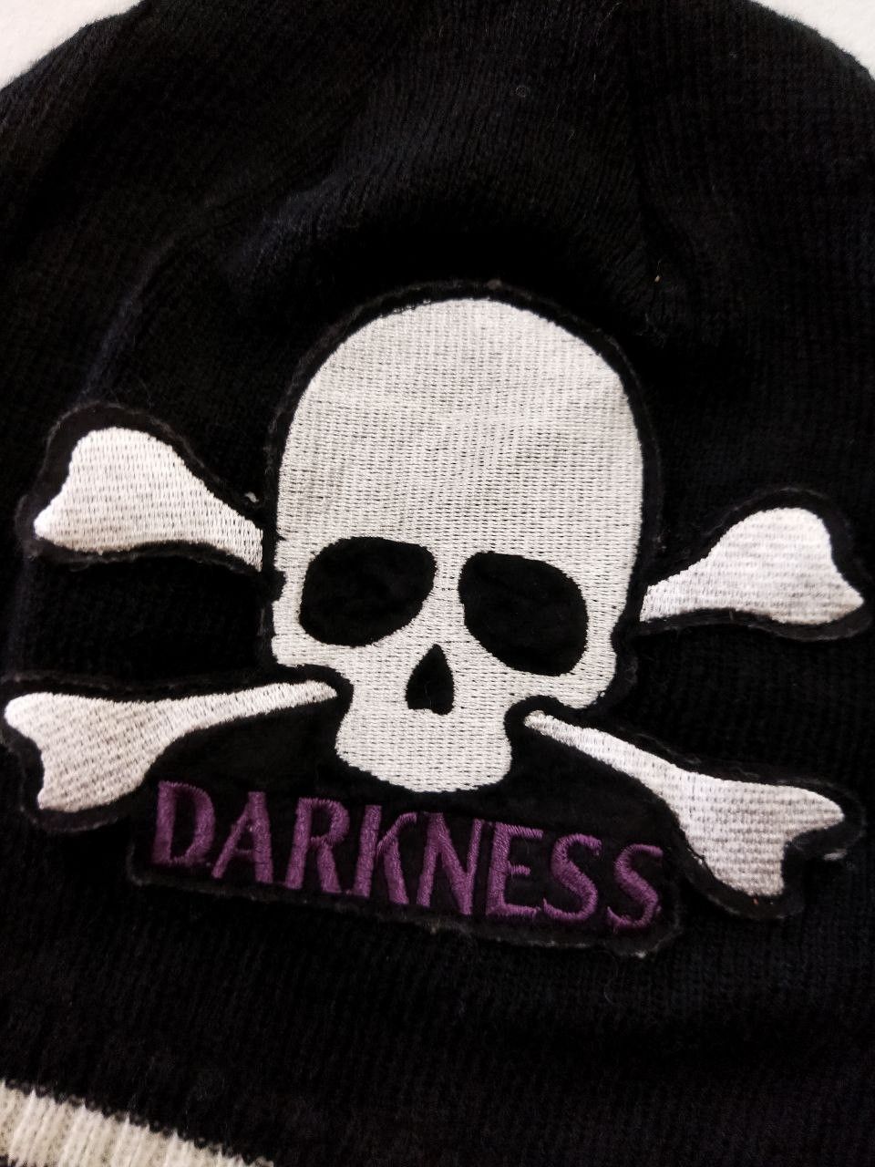 Japanese Brand Japanese Darkness Skull Beanie Hat Size ONE SIZE - 4 Thumbnail