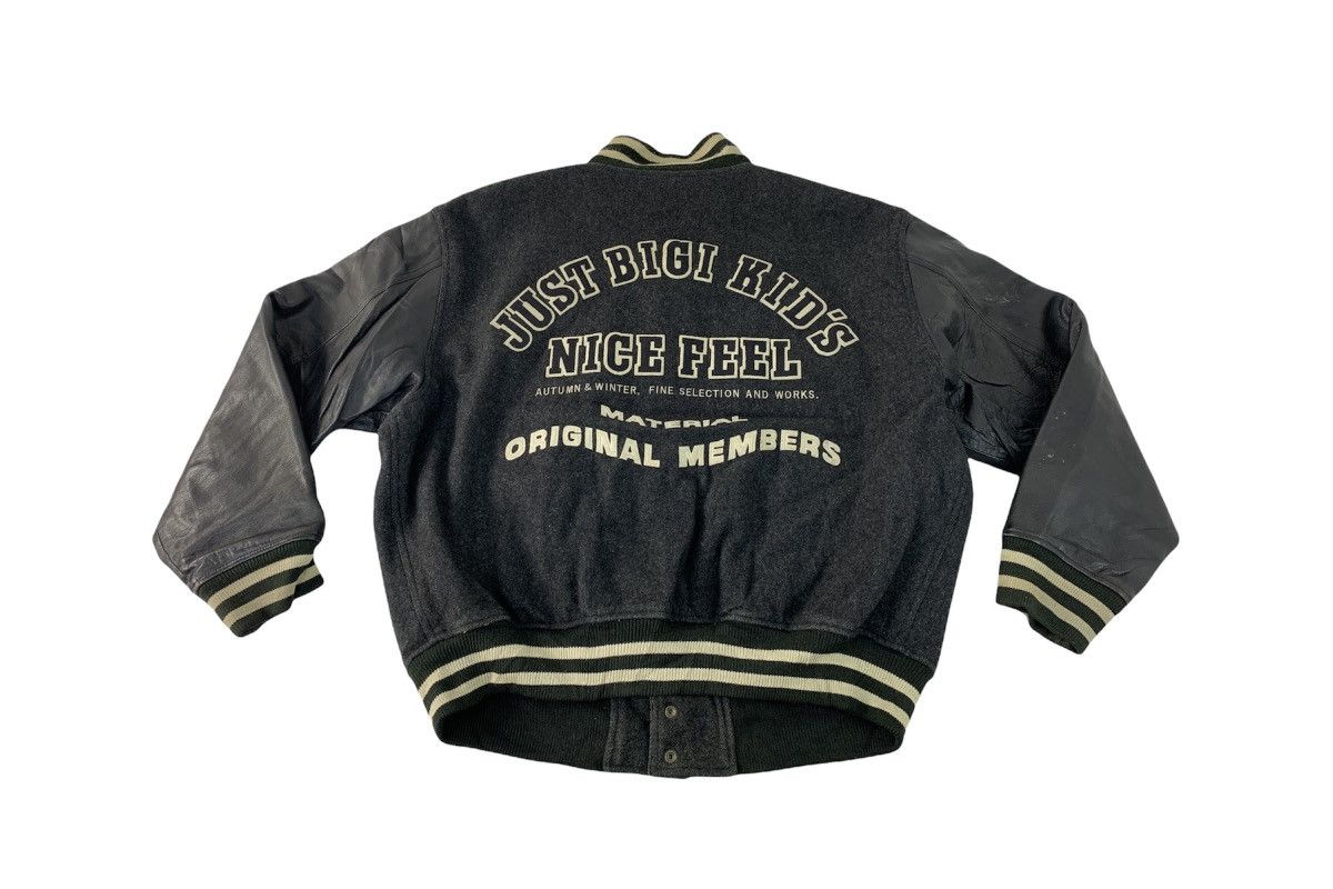BIGI Vintage Just Bigi Expedition Padded Leather Varsity Jacket Size US L / EU 52-54 / 3 - 1 Thumbnail