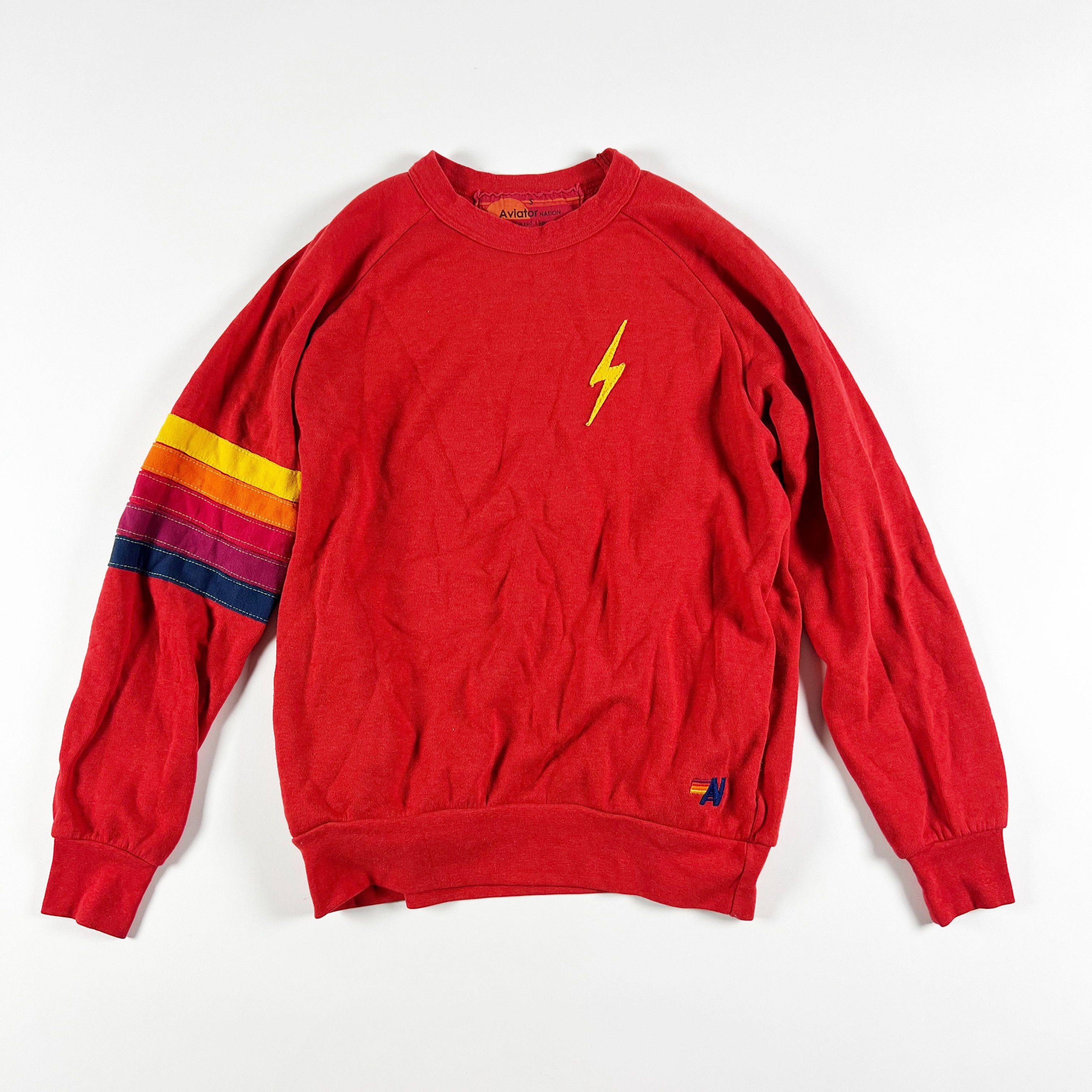 Aviator Nation Aviator Nation Cotton Fleece Lined Lightning Bolt Grailed