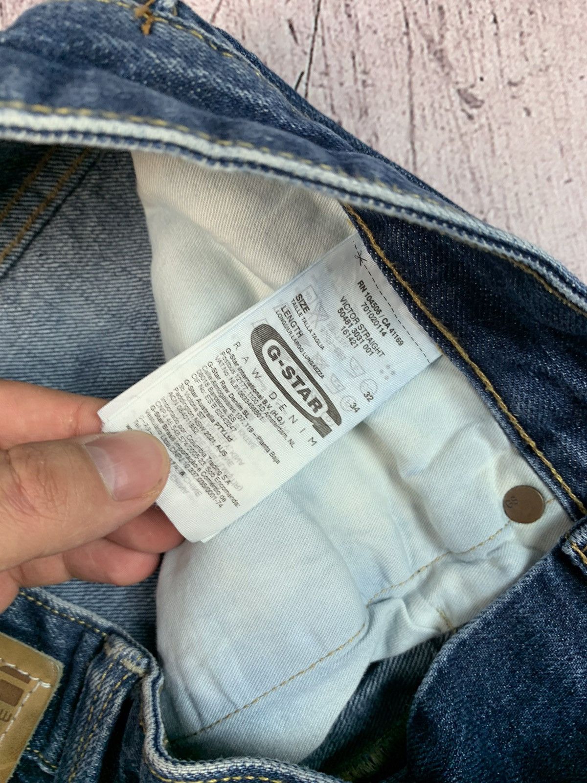 G-Star Vintage G Star Raw Denim Pants Jeans Size US 32 / EU 48 - 7 Thumbnail